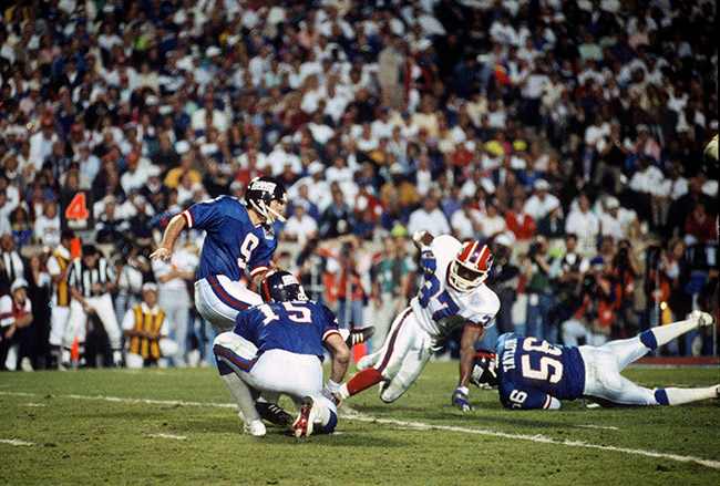 Before Scott Norwood’s miss, Matt Bahr provided the winning points of Super Bowl XXV.